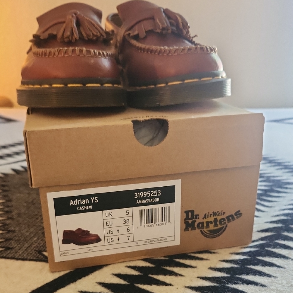 Dr. Martens Cashew Leather Loafers